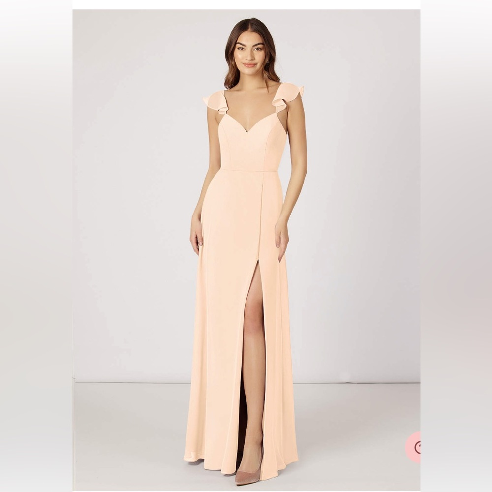 Azazie Everett in Pearl Pink, Size 0/XS